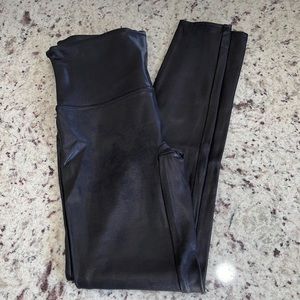 Spanx faux leather leggings with tags!